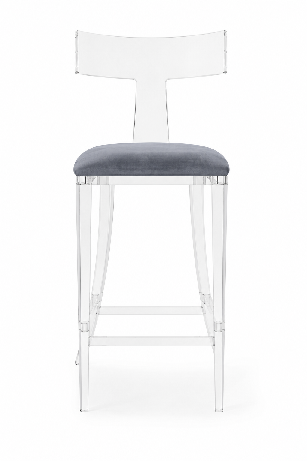 Tabouret Klismos en acrylique Tristan