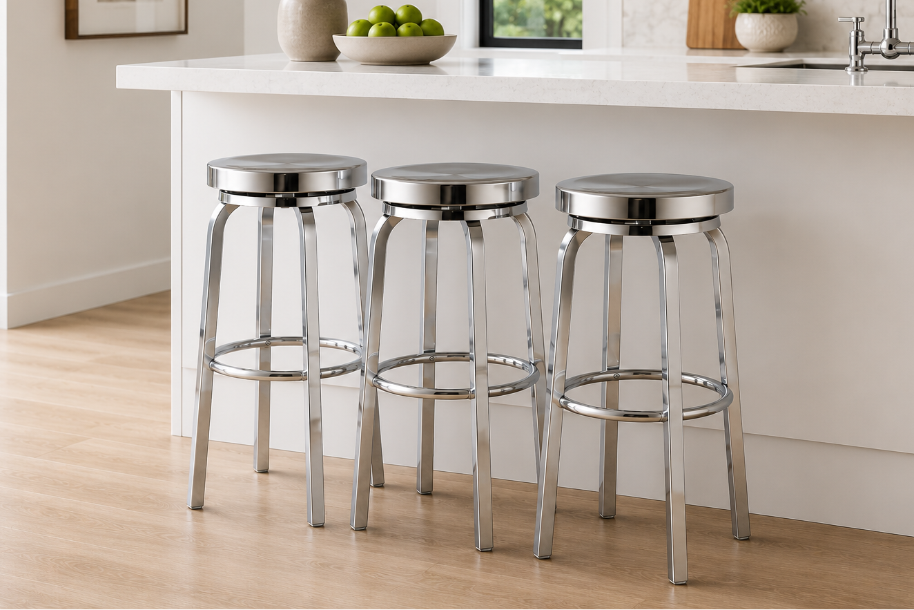 Mel Shinny Swivel Stool