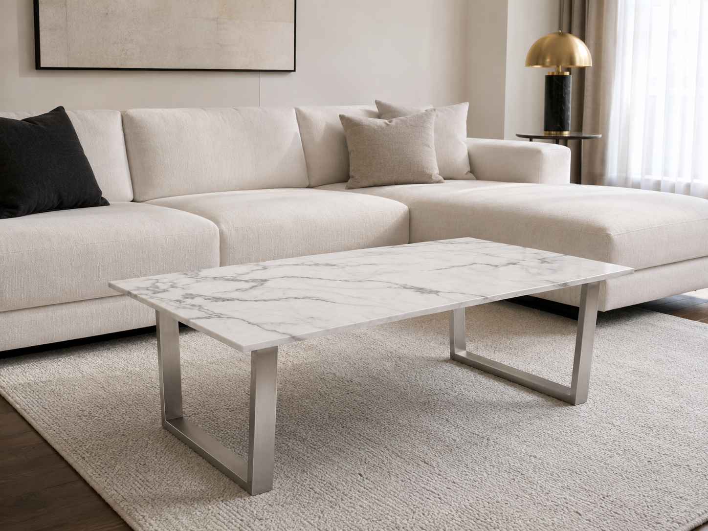 Table basse rectangulaire