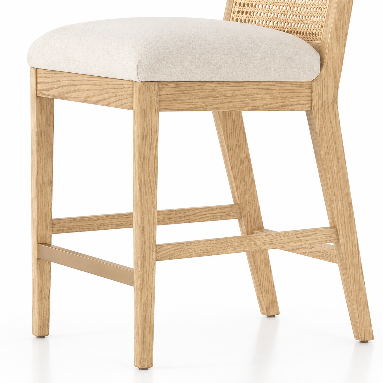 Lisbon Cane Armless Stool