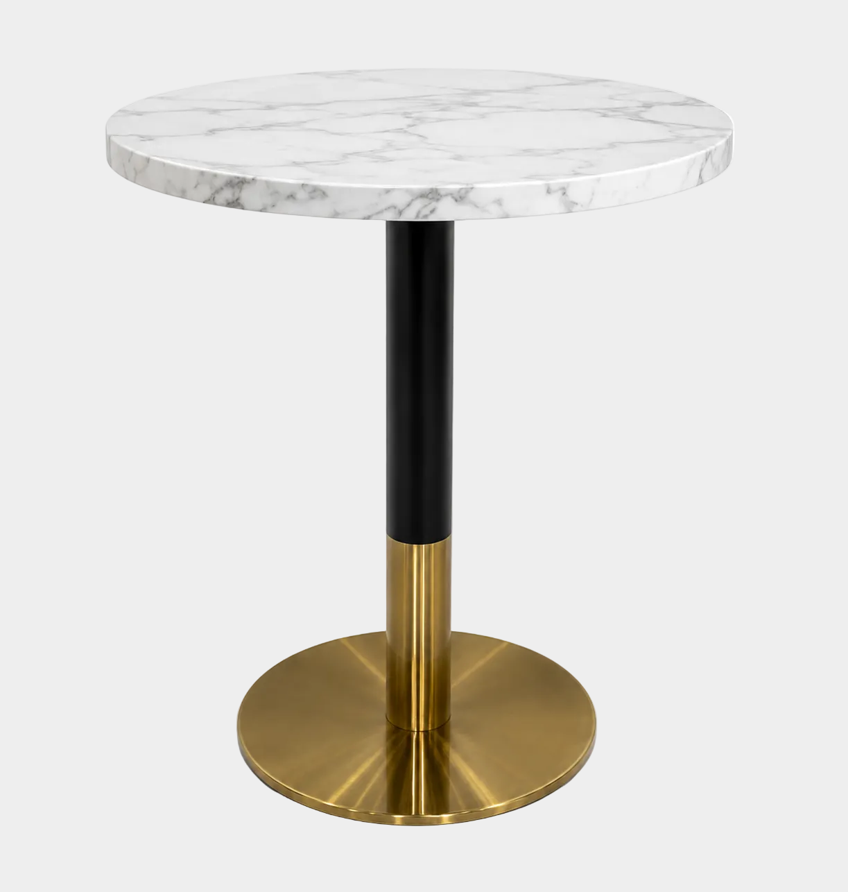 Table ronde Orbit Continental à hauteur de thé - Marbre