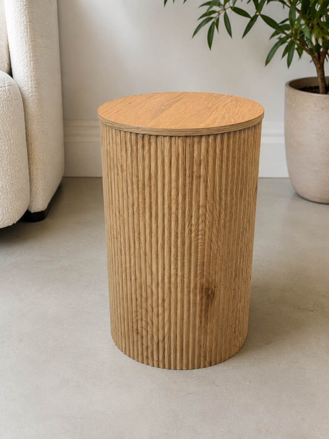 Wood Side Table II