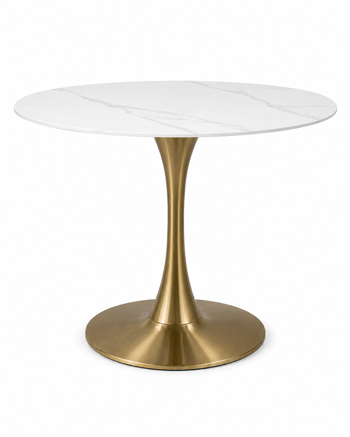 Leo Brass Faux Marble (Stone) Table