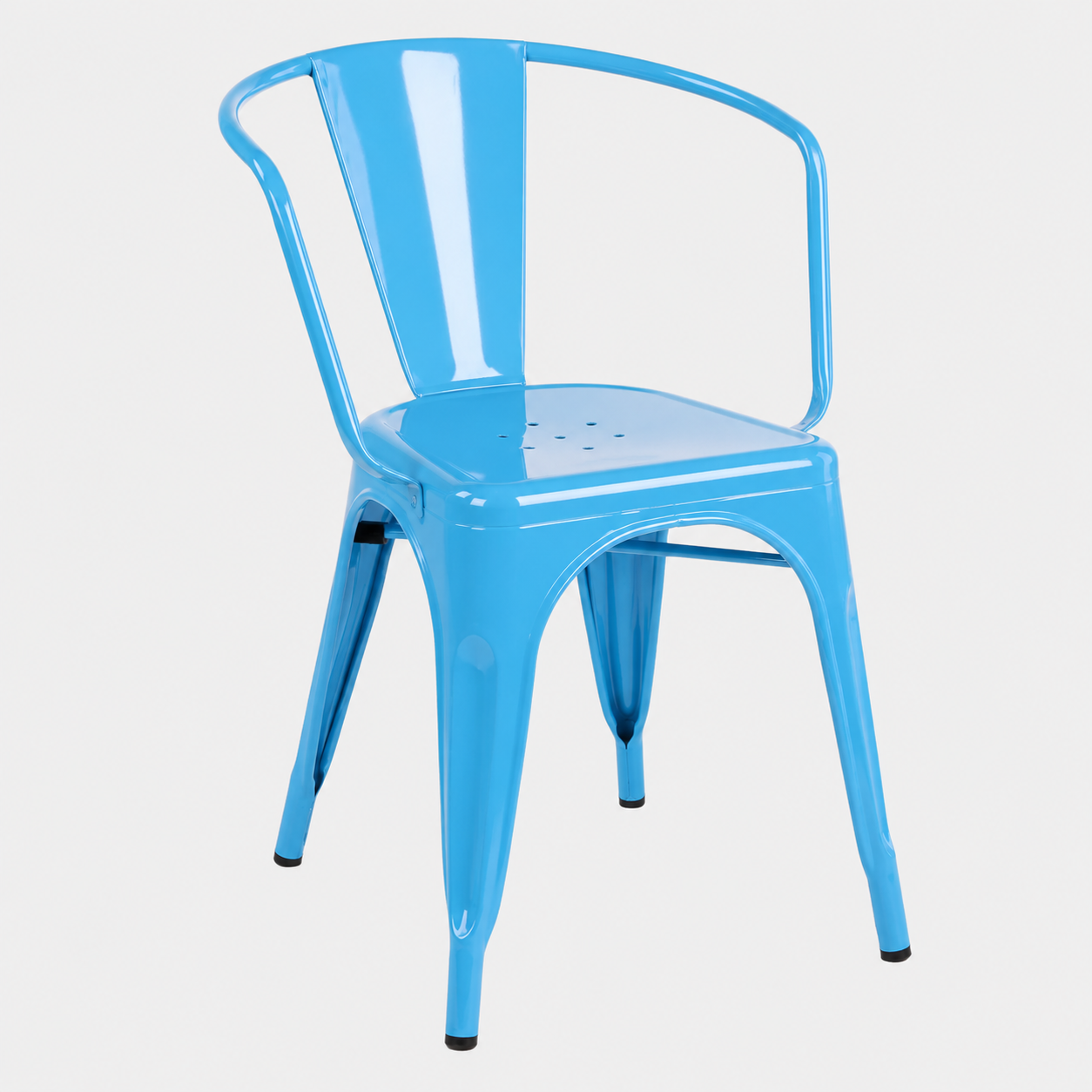 Chaise Tolix avec accoudoirs