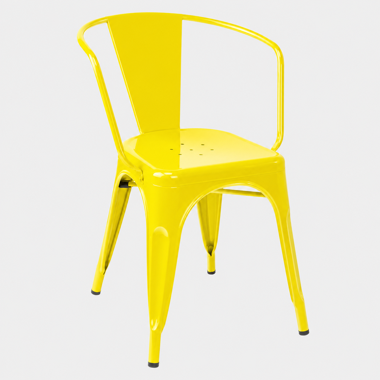 Chaise Tolix avec accoudoirs
