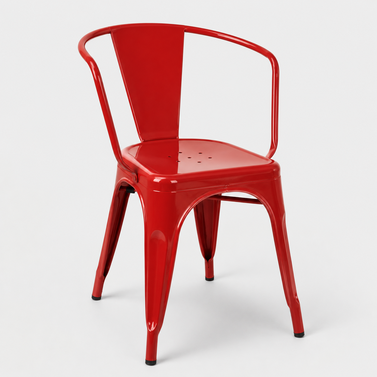 Chaise Tolix avec accoudoirs