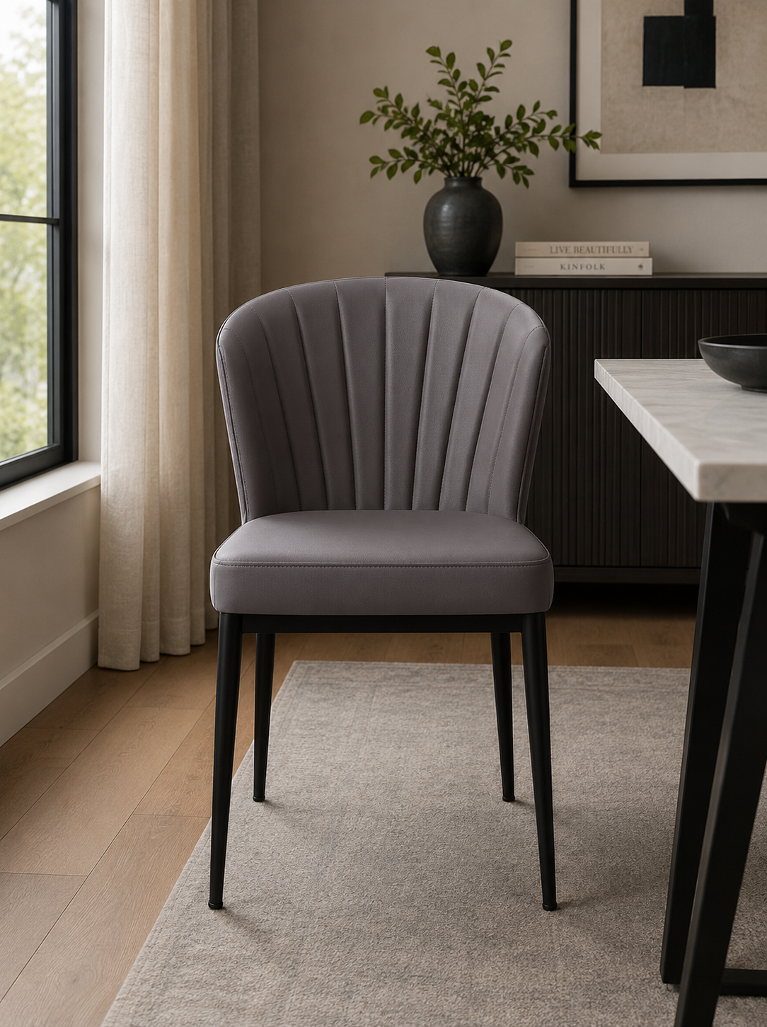 Seashell Chair (Vegan Leather)