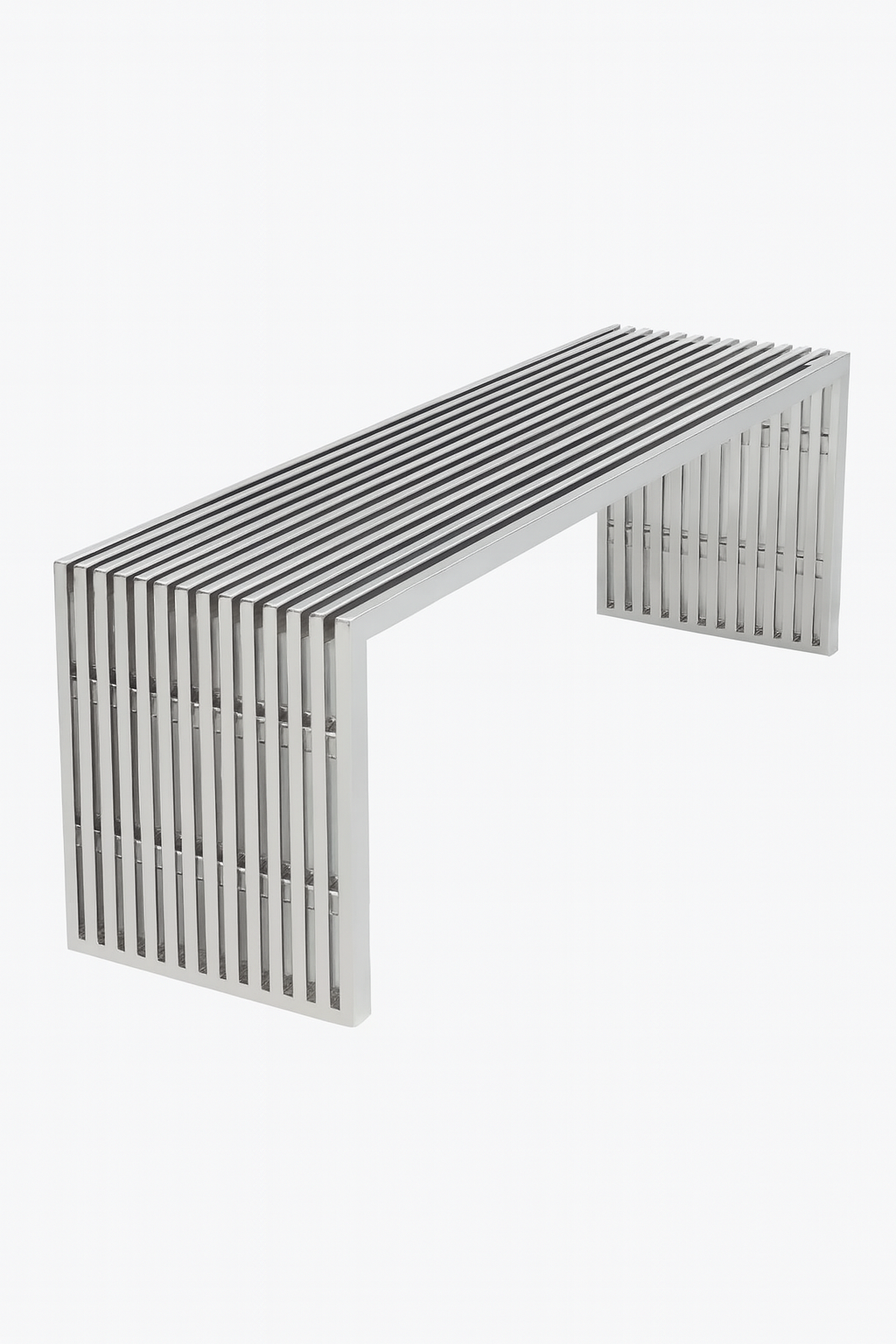Gridiron Stainless Steel Bench (polished)