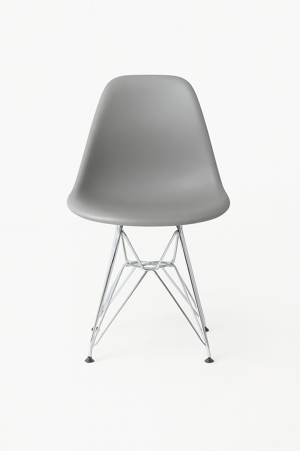 Eames Eiffel Molded Plastic Kids Chair - Chrome legs