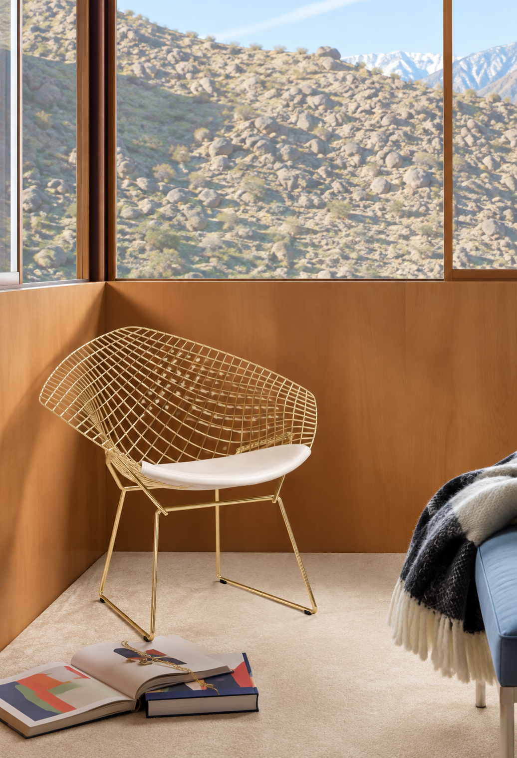 Bertoia Diamond Chair