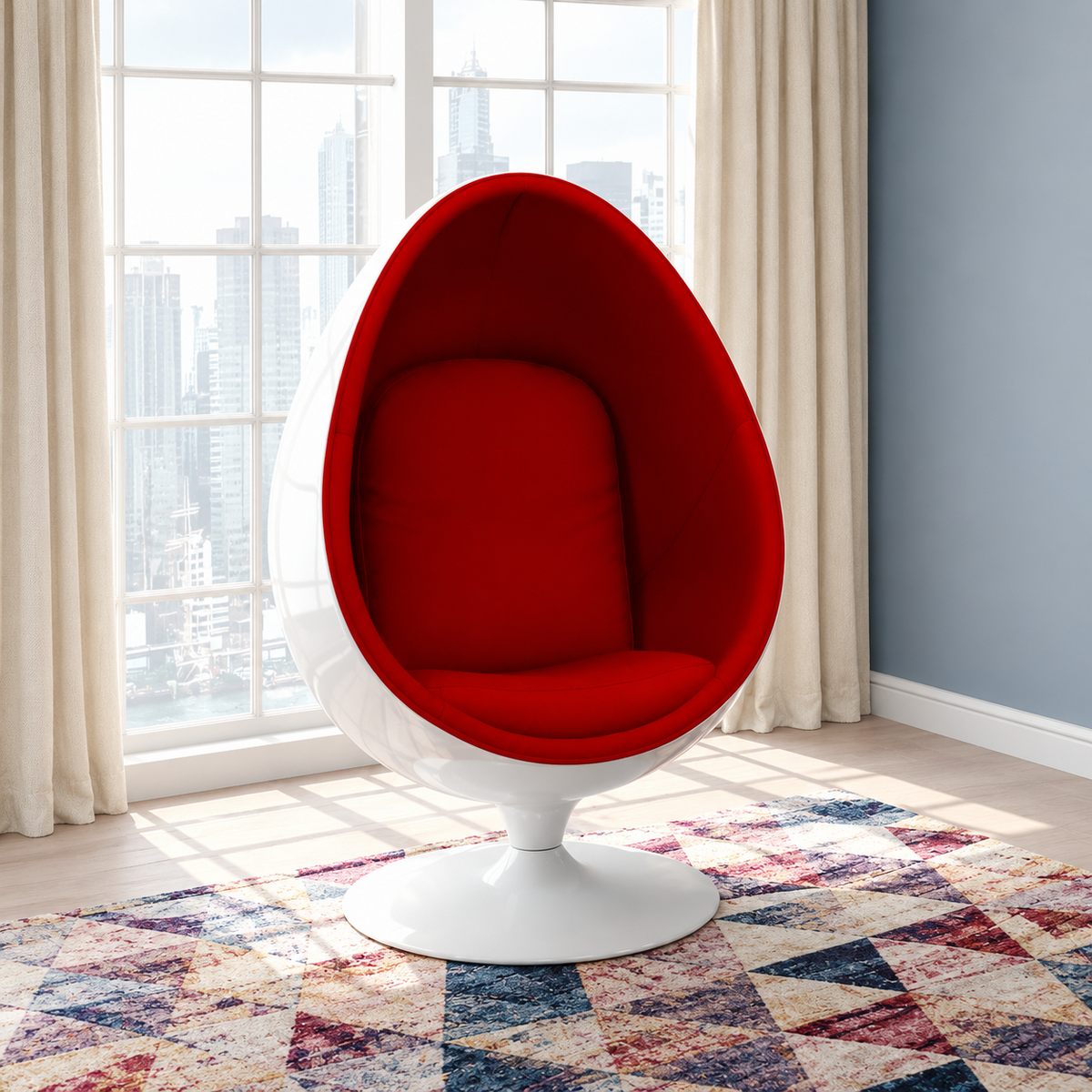 Oval Ball Lounge Chair