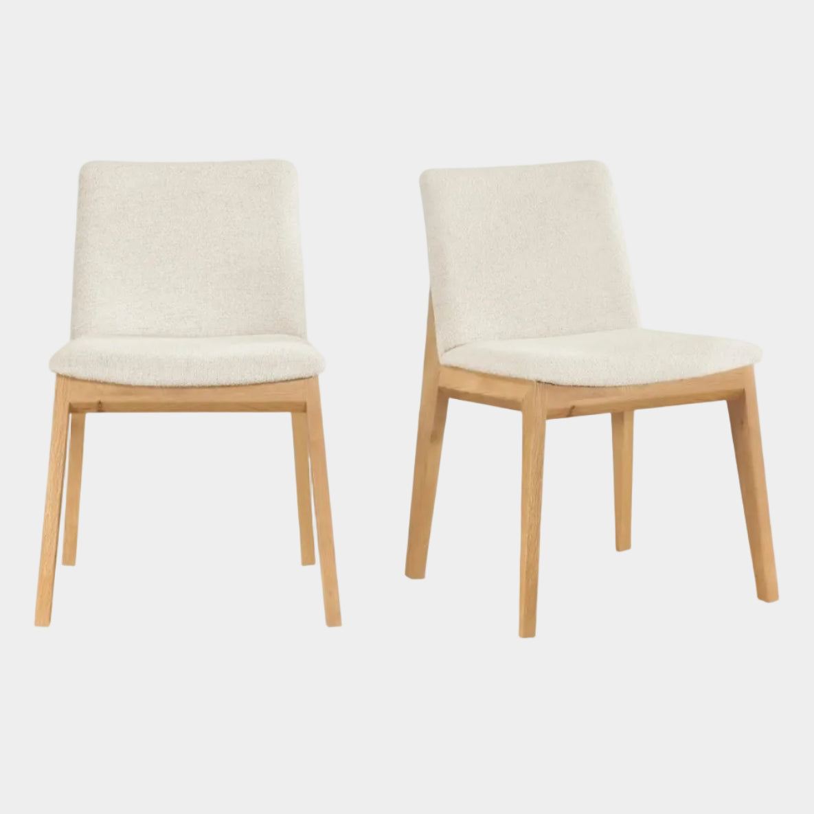 Deco Oak Dining Chair Set Of 2