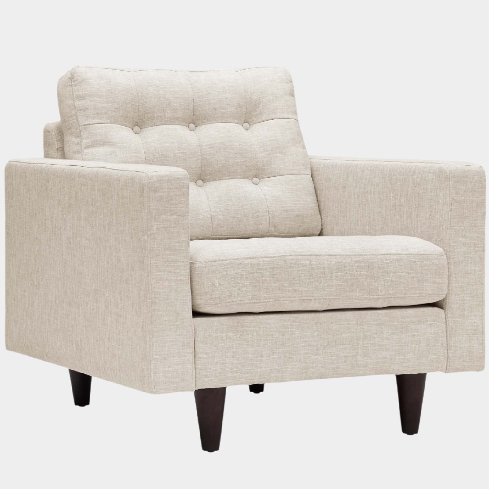 Empress Upholstered Fabric Armchair