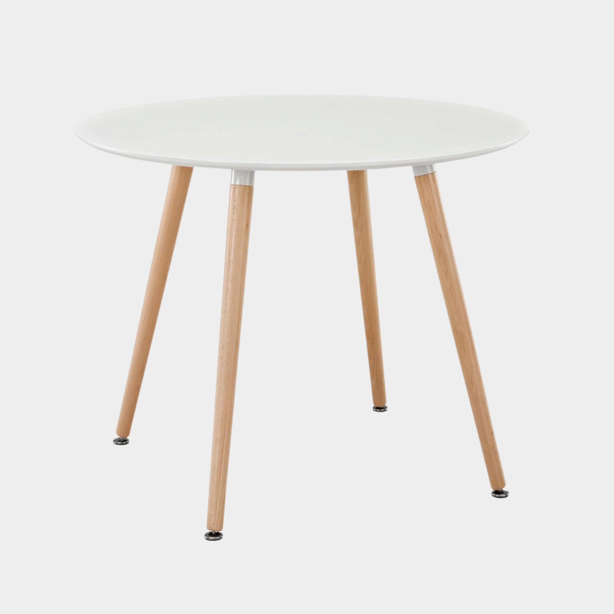 Track Round Dining Table in White