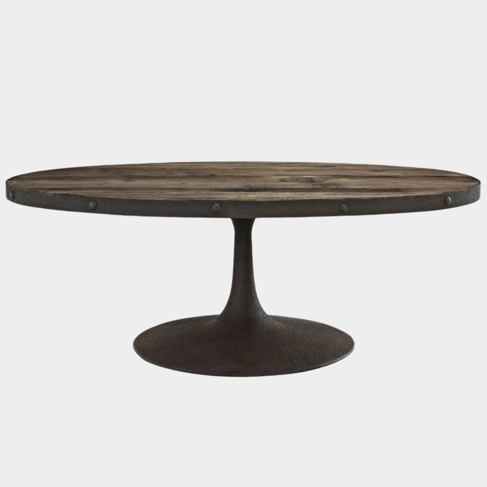 Drive Wood Top Coffee Table in Brown