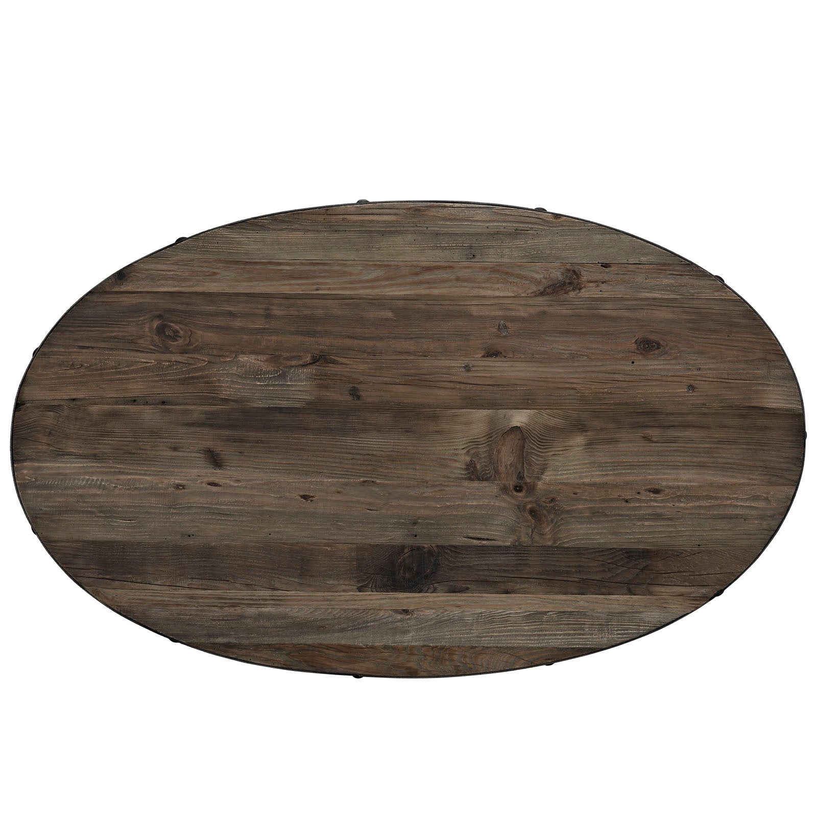 Drive Wood Top Coffee Table in Brown