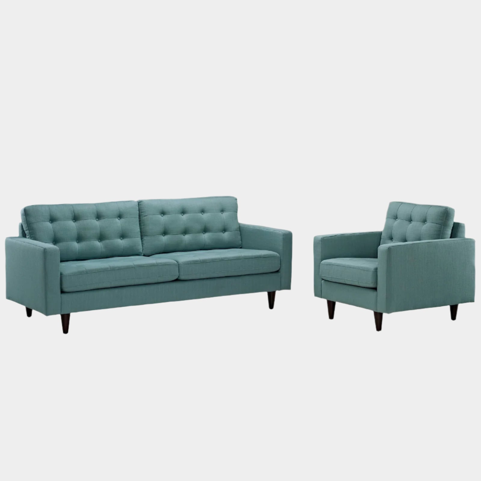 Chaise sans accoudoirs rembourrée en duvet Commix