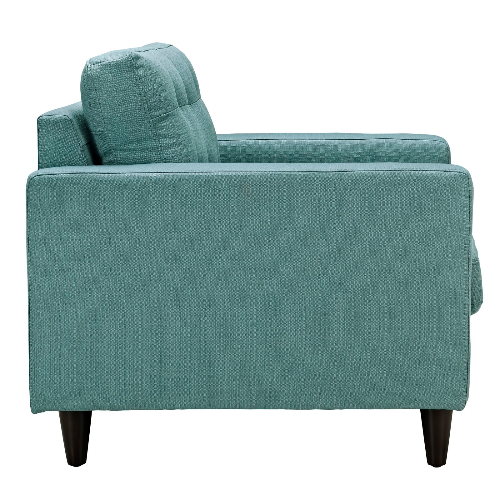 Chaise sans accoudoirs rembourrée en duvet Commix