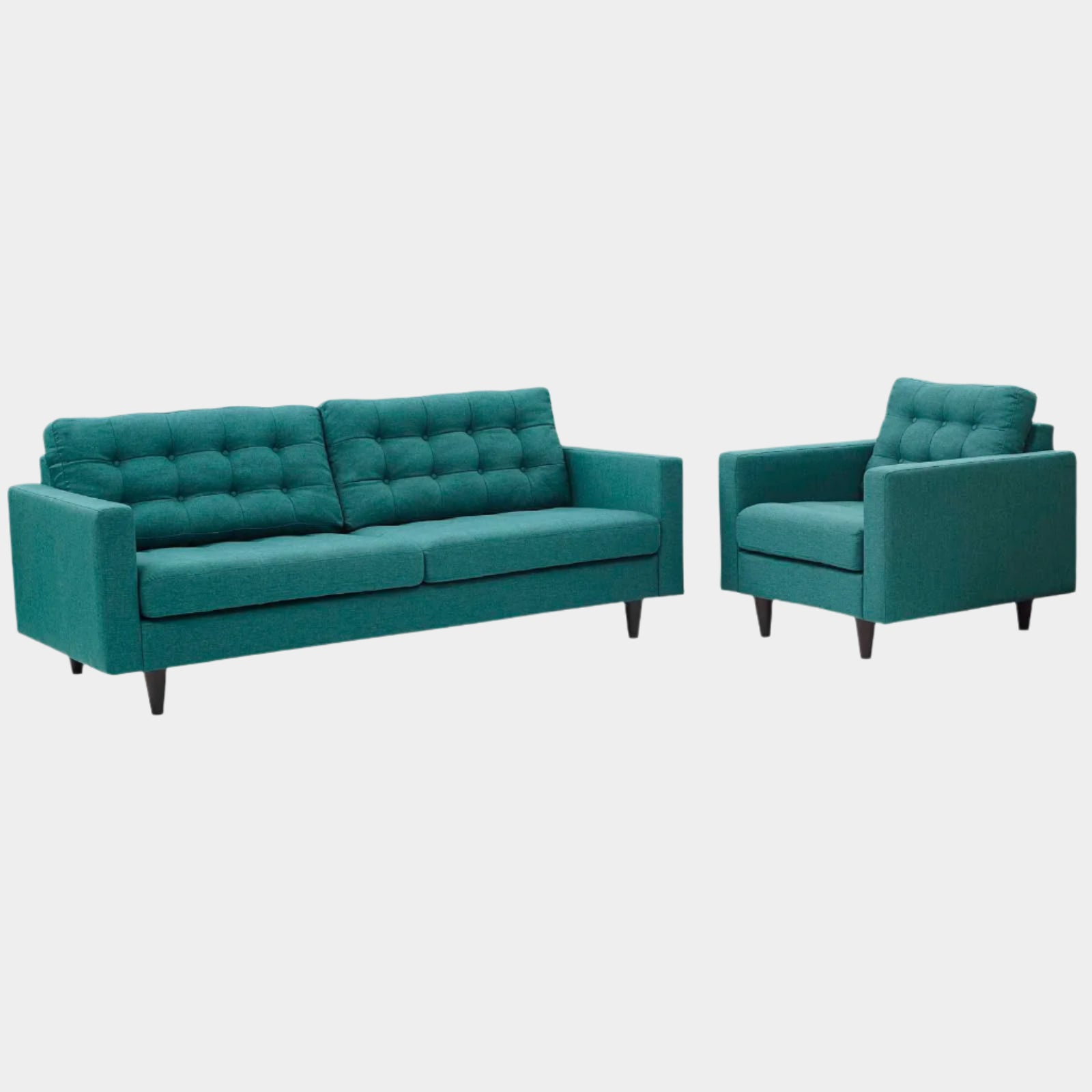 Chaise sans accoudoirs rembourrée en duvet Commix