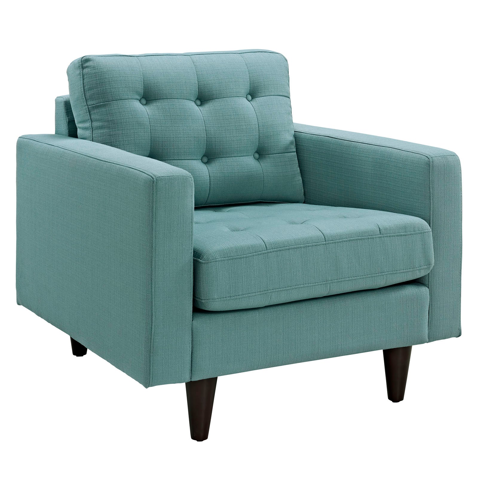 Chaise sans accoudoirs rembourrée en duvet Commix