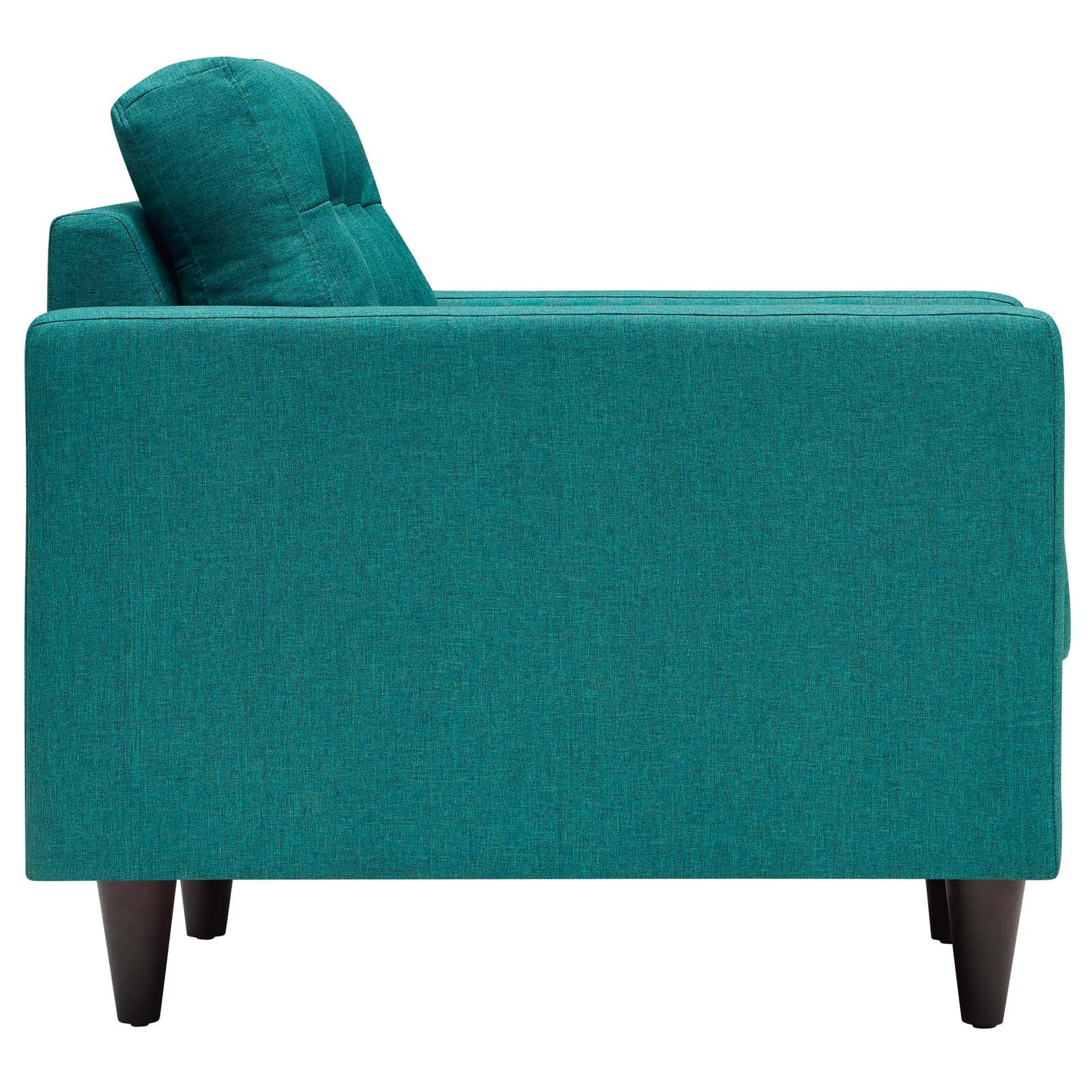 Chaise sans accoudoirs rembourrée en duvet Commix