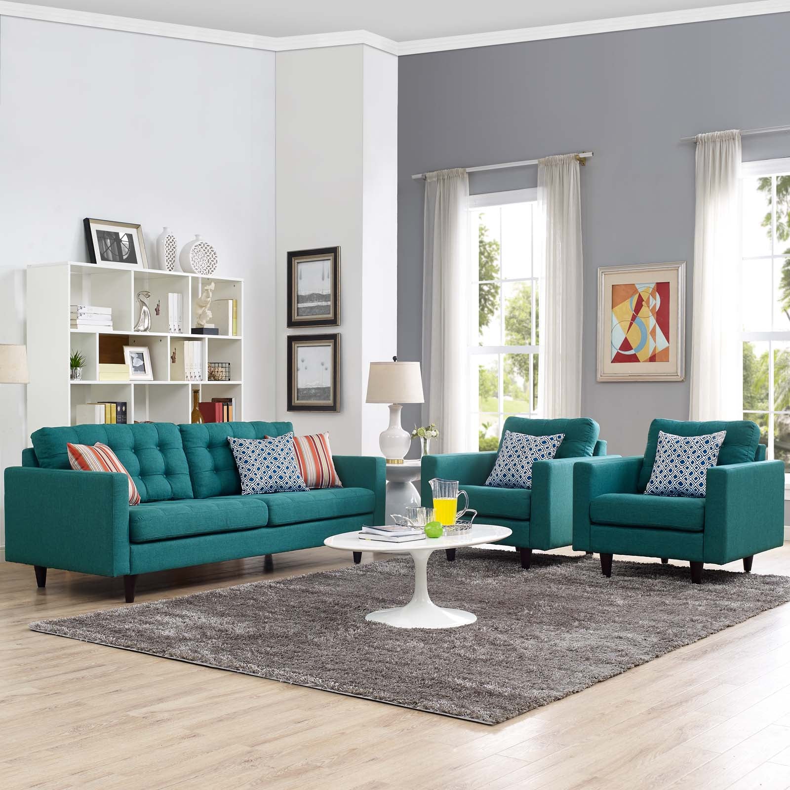 Chaise sans accoudoirs rembourrée en duvet Commix