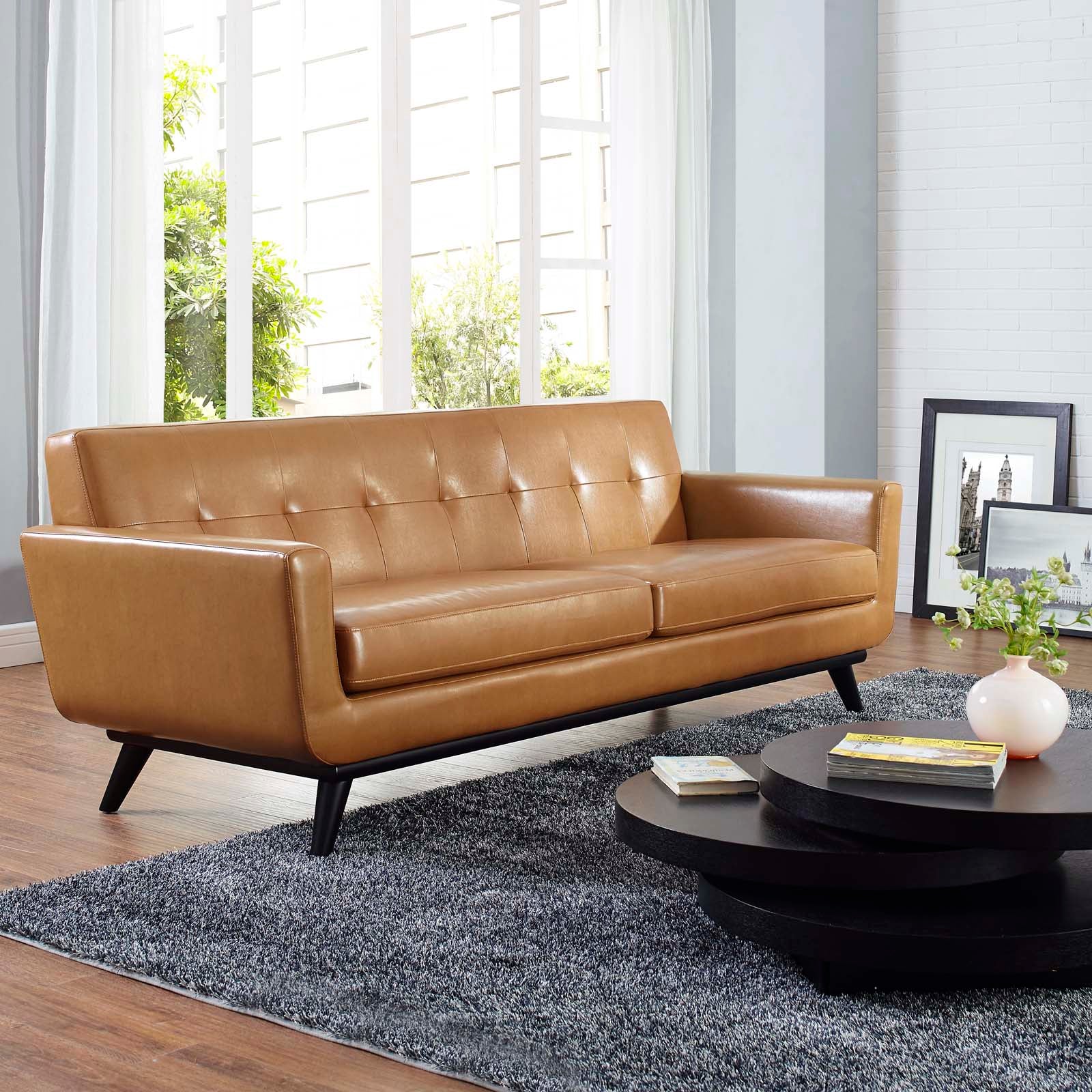 Gage Bonded Leather Sofa