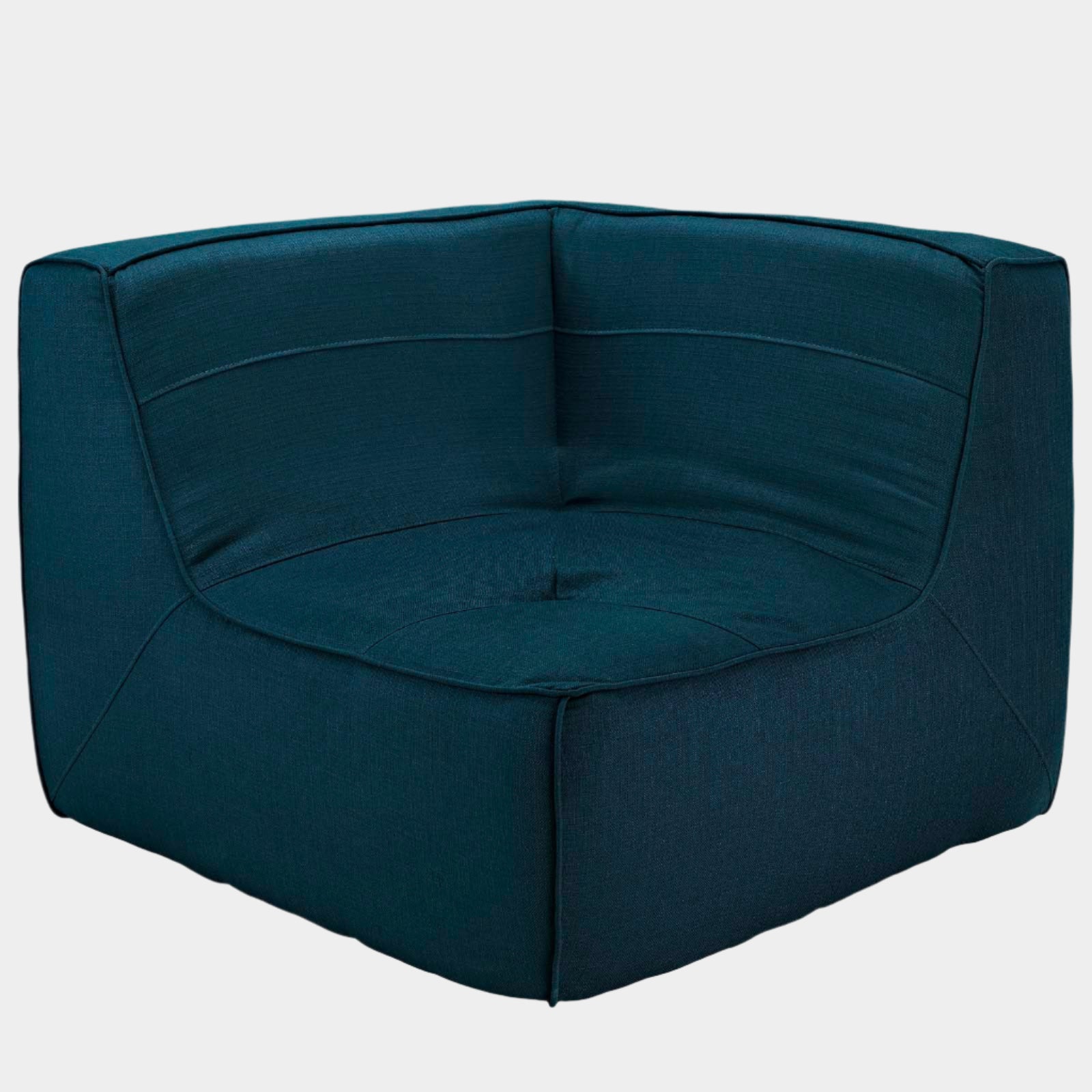 Chaise sans accoudoirs rembourrée en duvet Commix