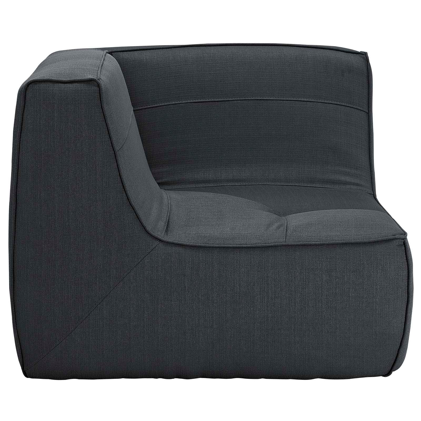 Chaise sans accoudoirs rembourrée en duvet Commix