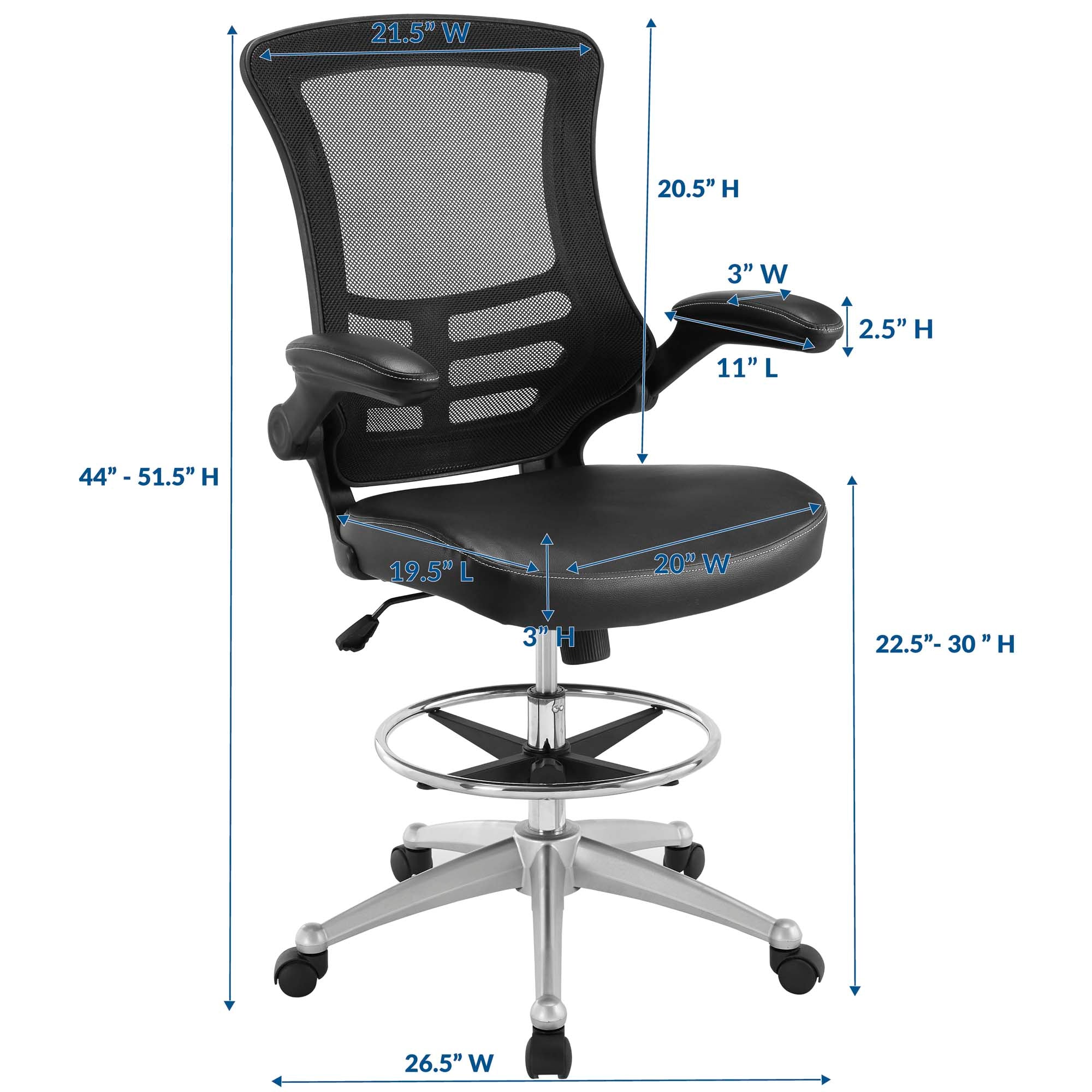 Chaise de dessin en vinyle Attainment