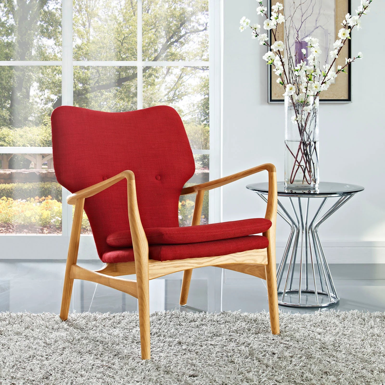 Heed Upholstered Fabric Lounge Chair