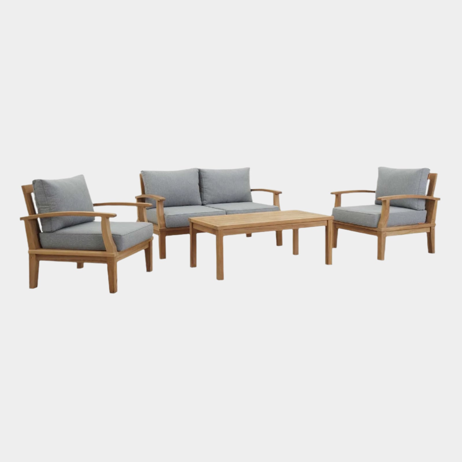 Marina 4 Piece Outdoor Patio Teak Set