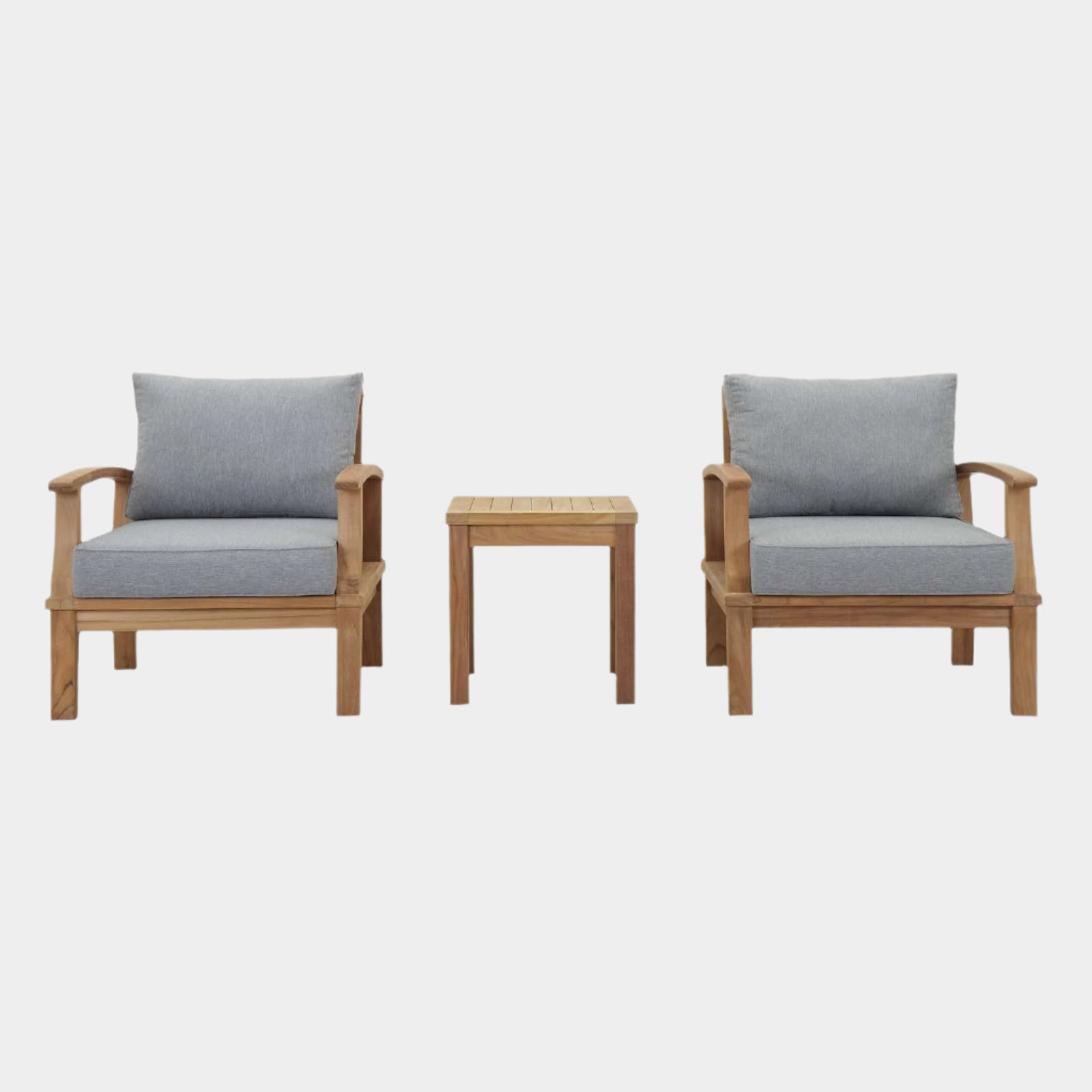 Marina 3 Piece Outdoor Patio Teak Set