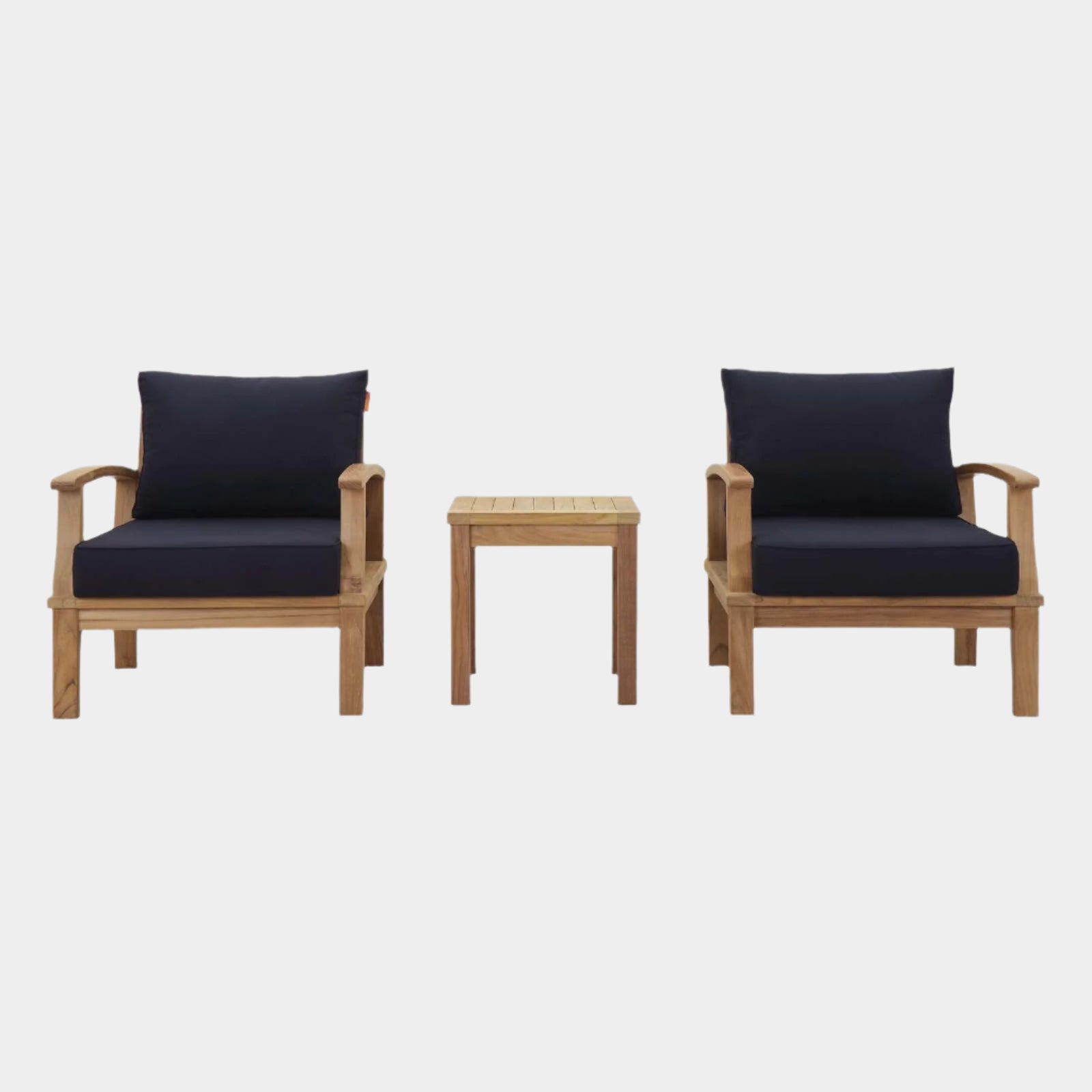 Marina 3 Piece Outdoor Patio Teak Set