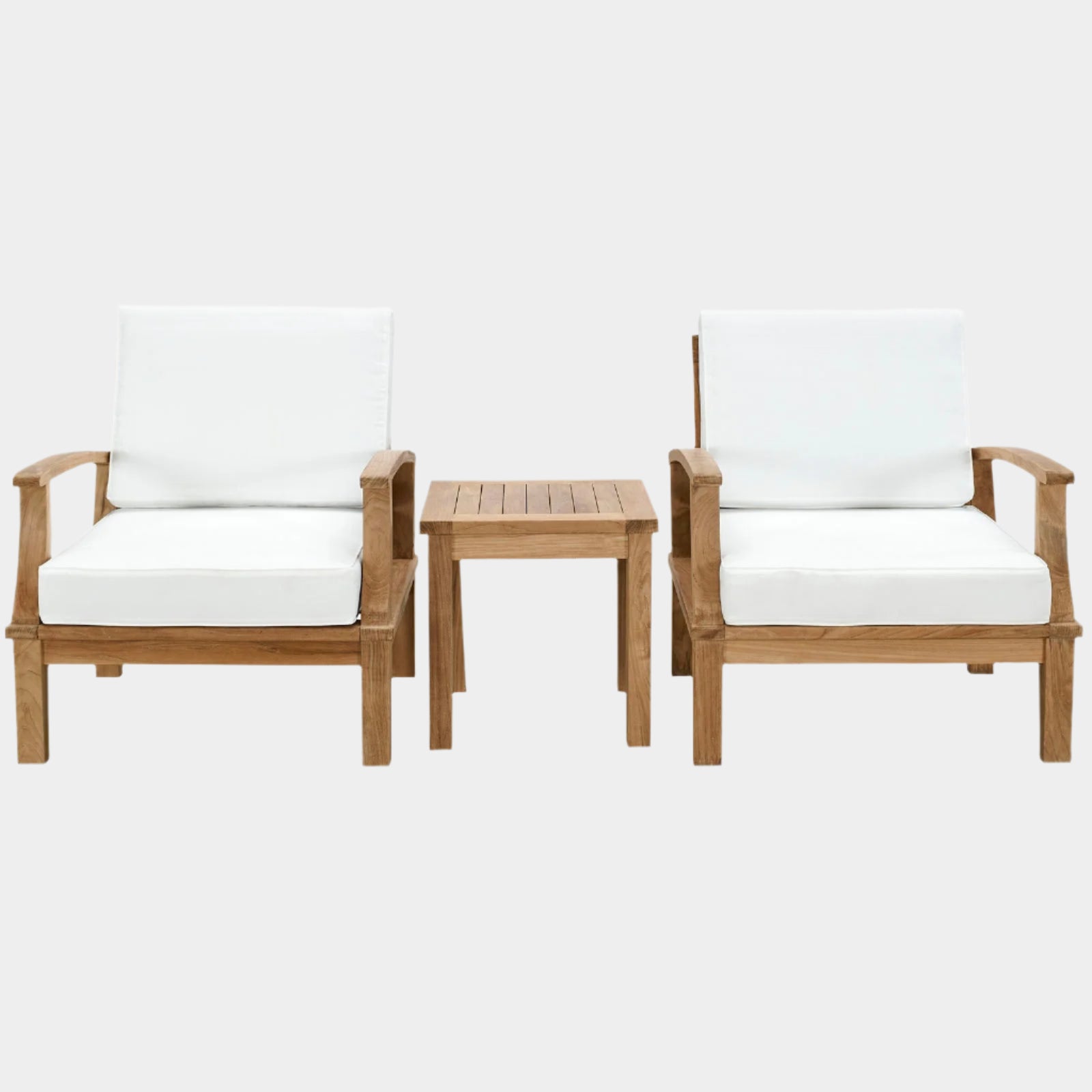 Marina 3 Piece Outdoor Patio Teak Set