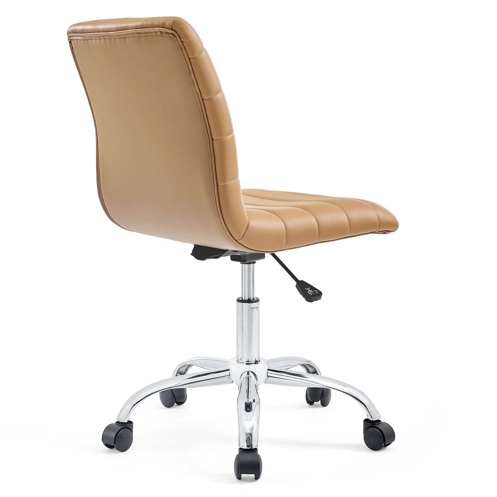 Ripple Armless Mid Back Vinyl Office Chair