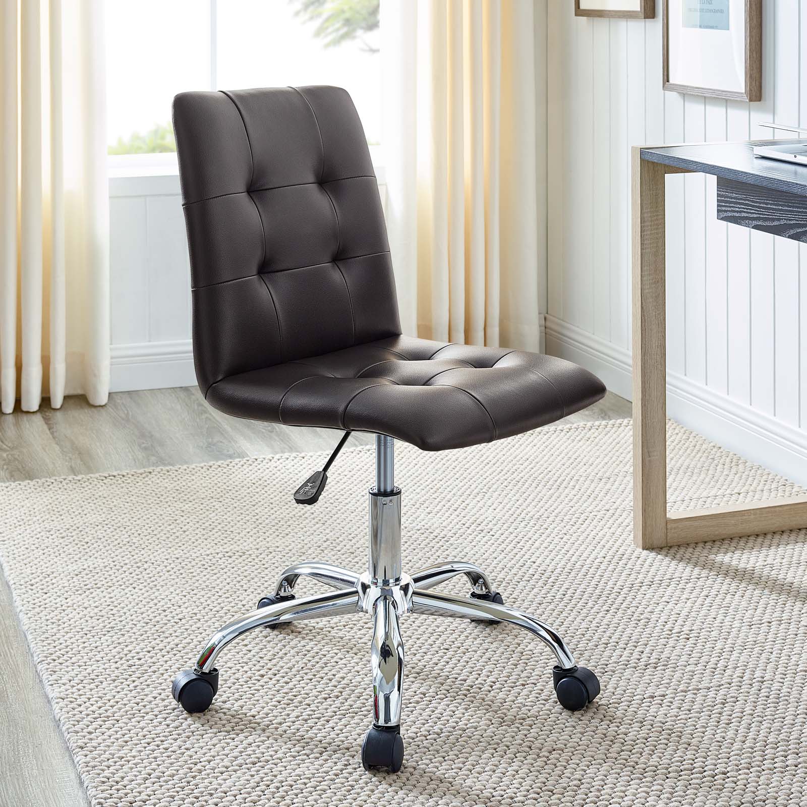 Prim Armless Mid Back Office Chair