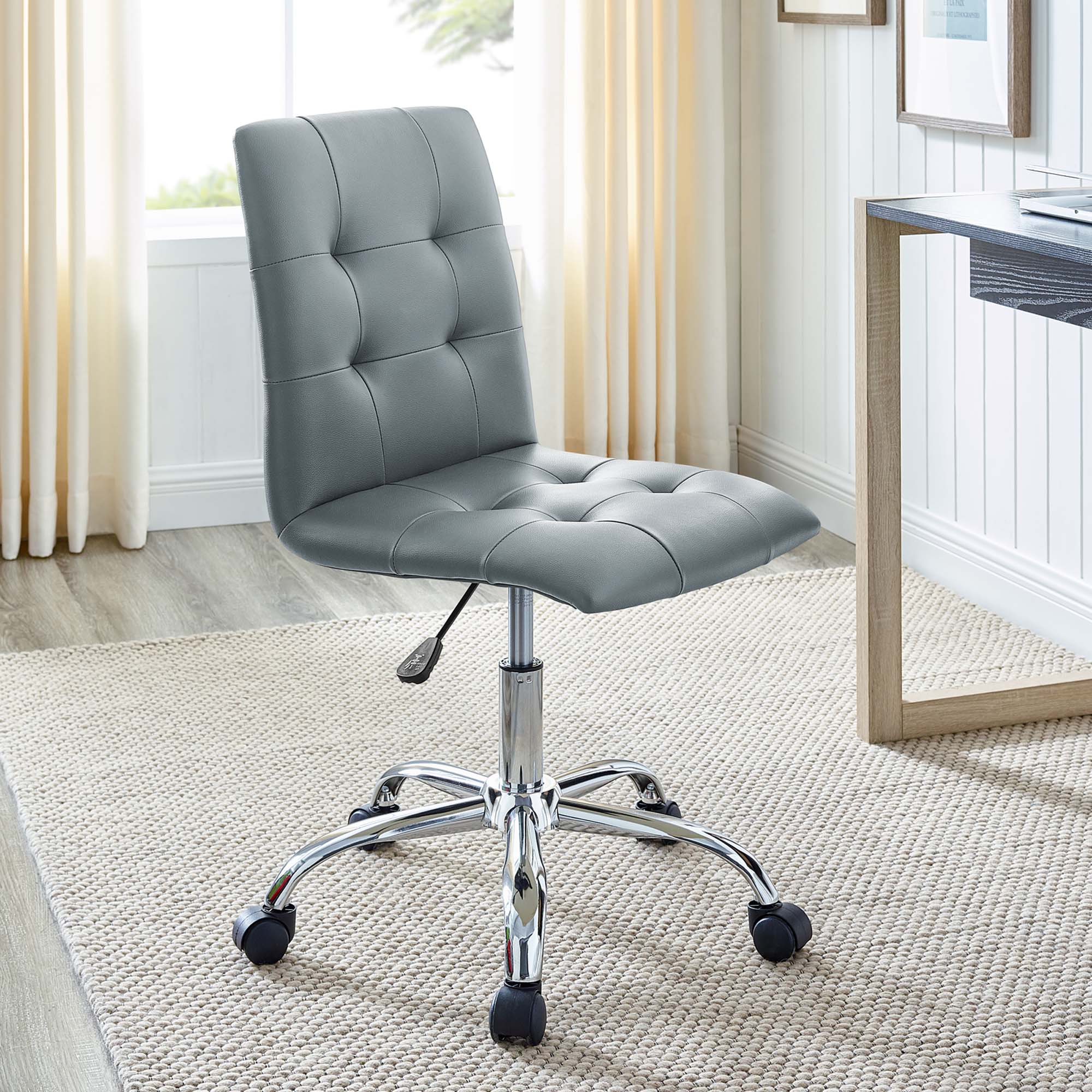 Prim Armless Mid Back Office Chair