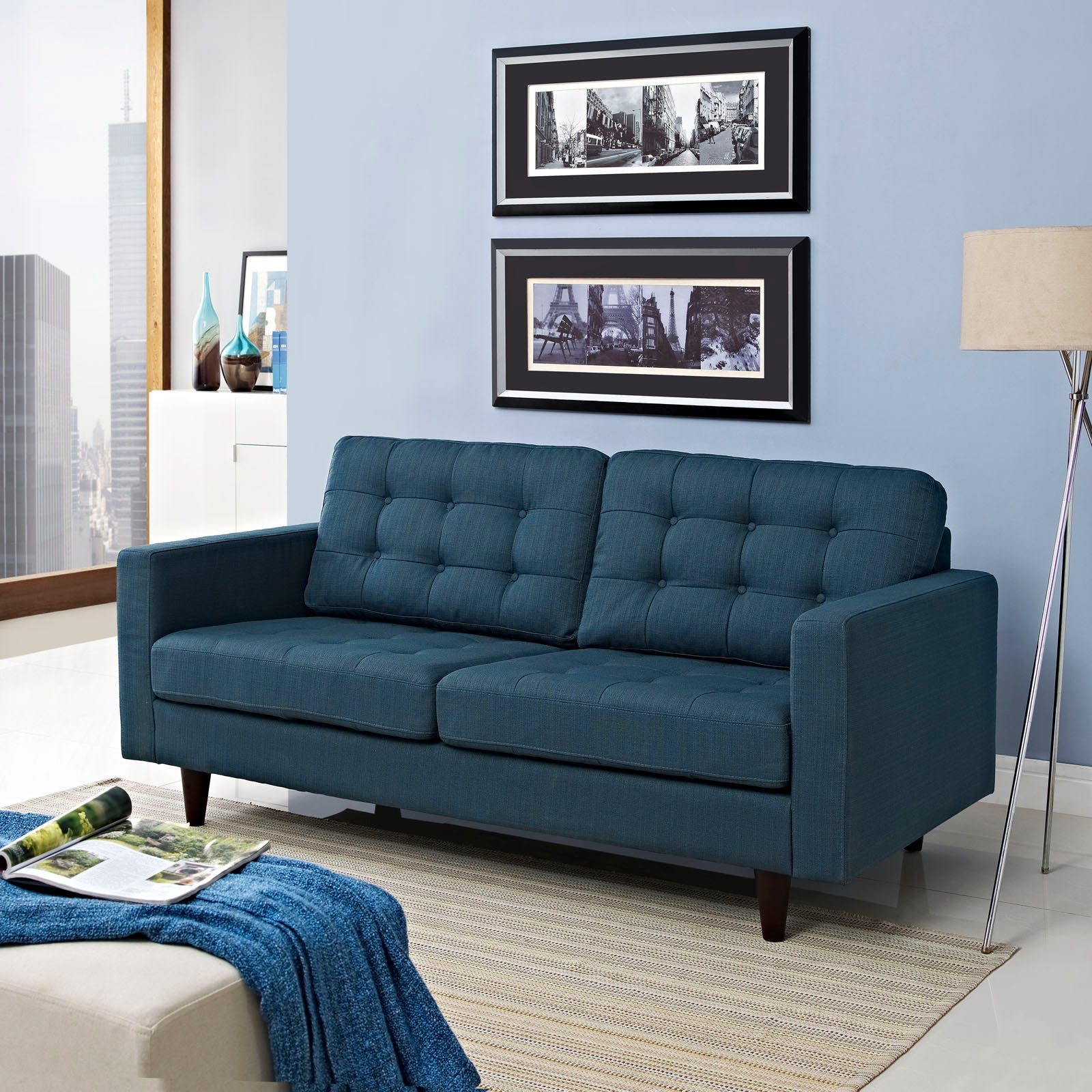 Emporio Upholstered Fabric Sofa