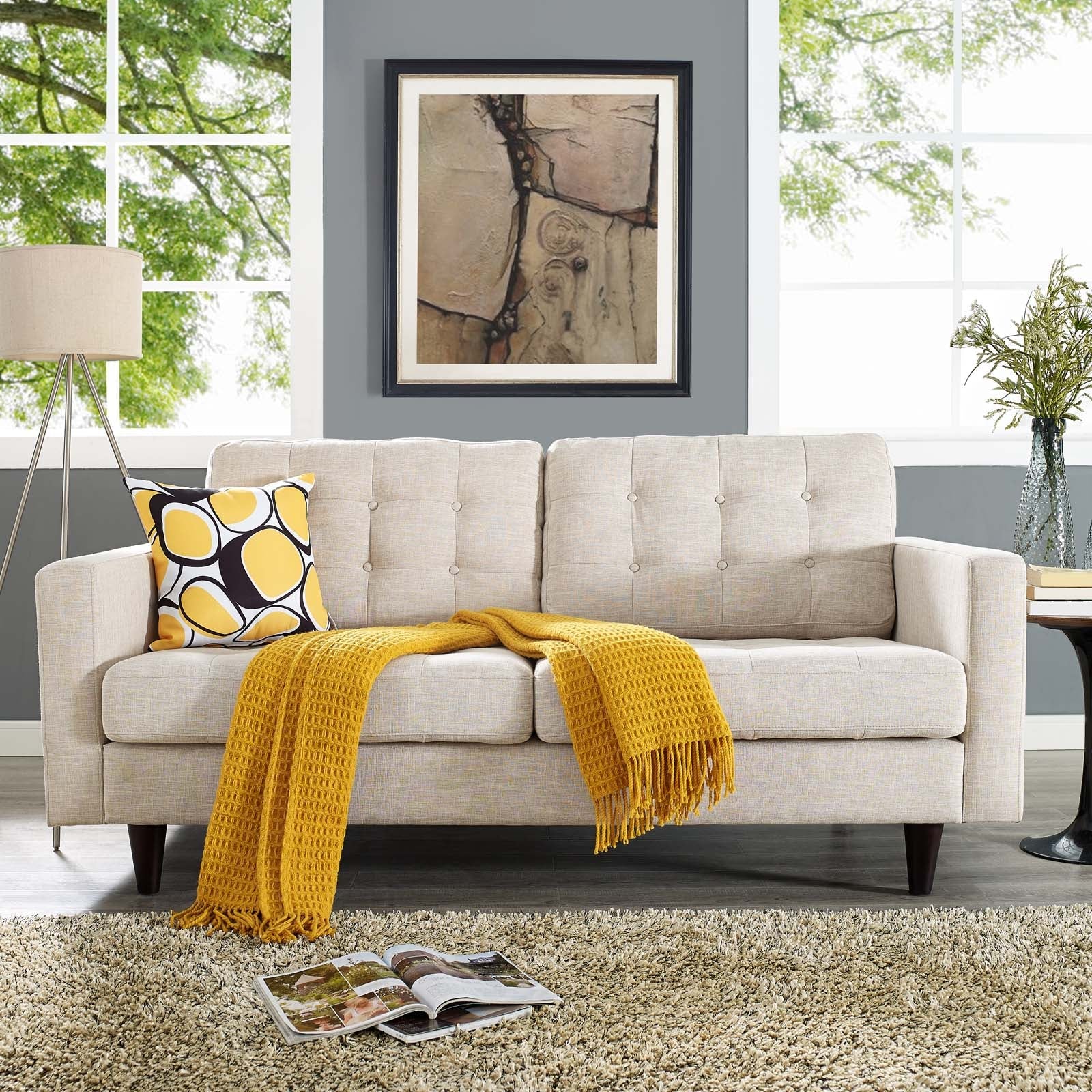 Emporio Upholstered Fabric Sofa