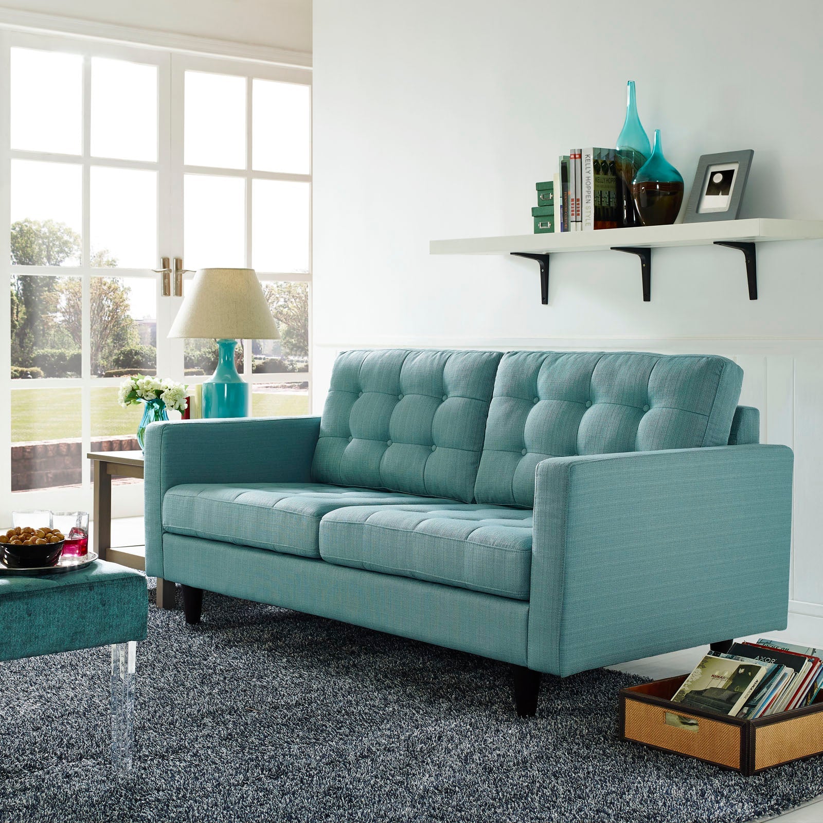 Emporio Upholstered Fabric Sofa