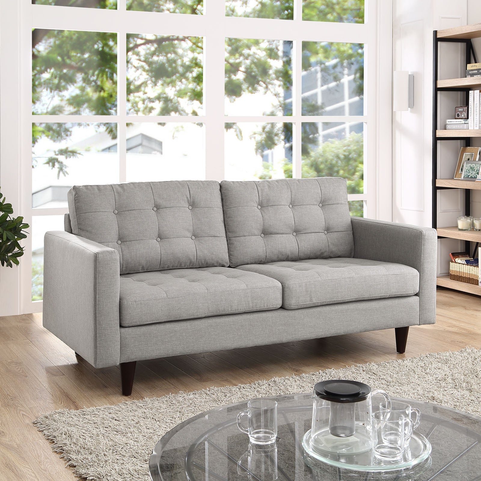 Emporio Upholstered Fabric Sofa