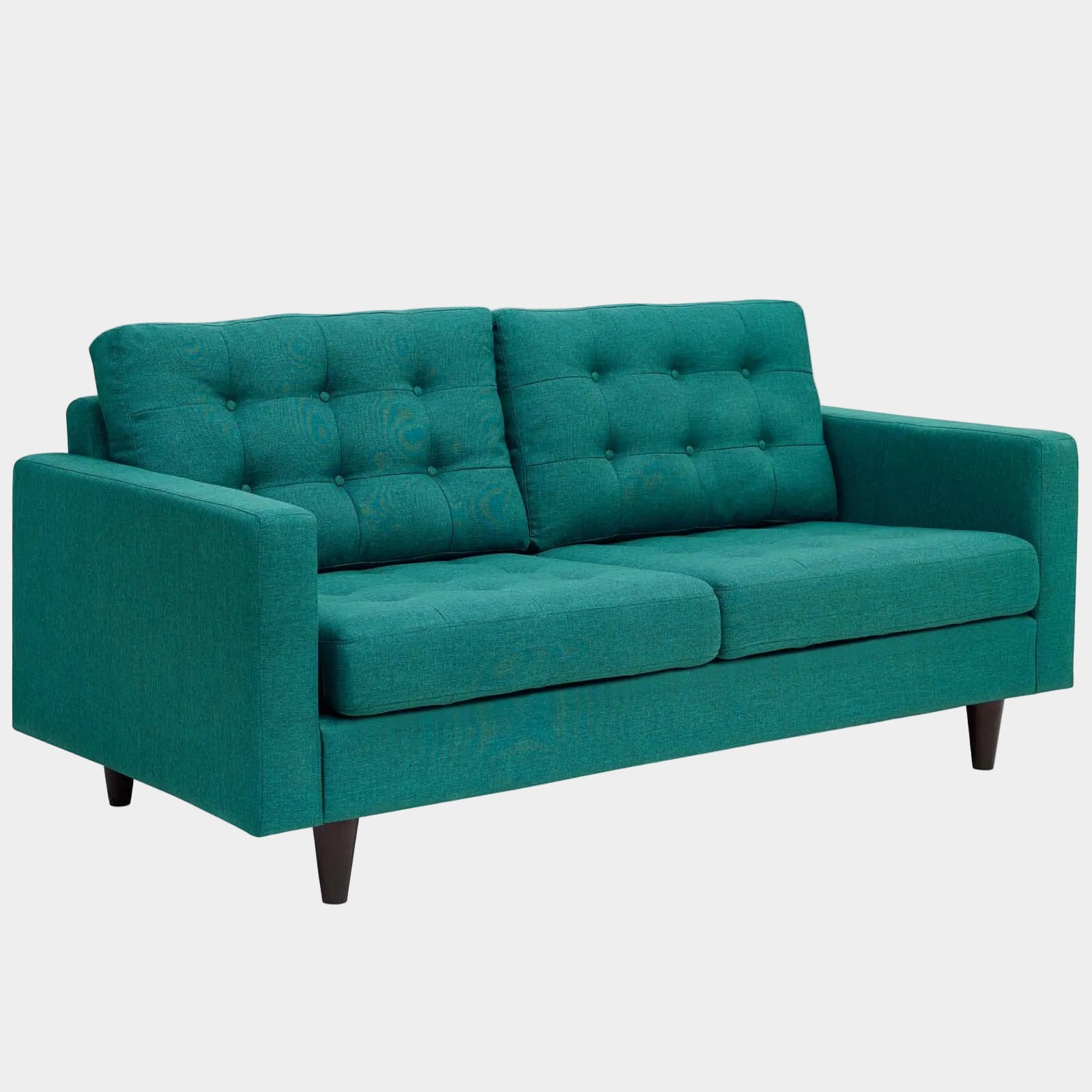 Empress Upholstered Fabric Loveseat