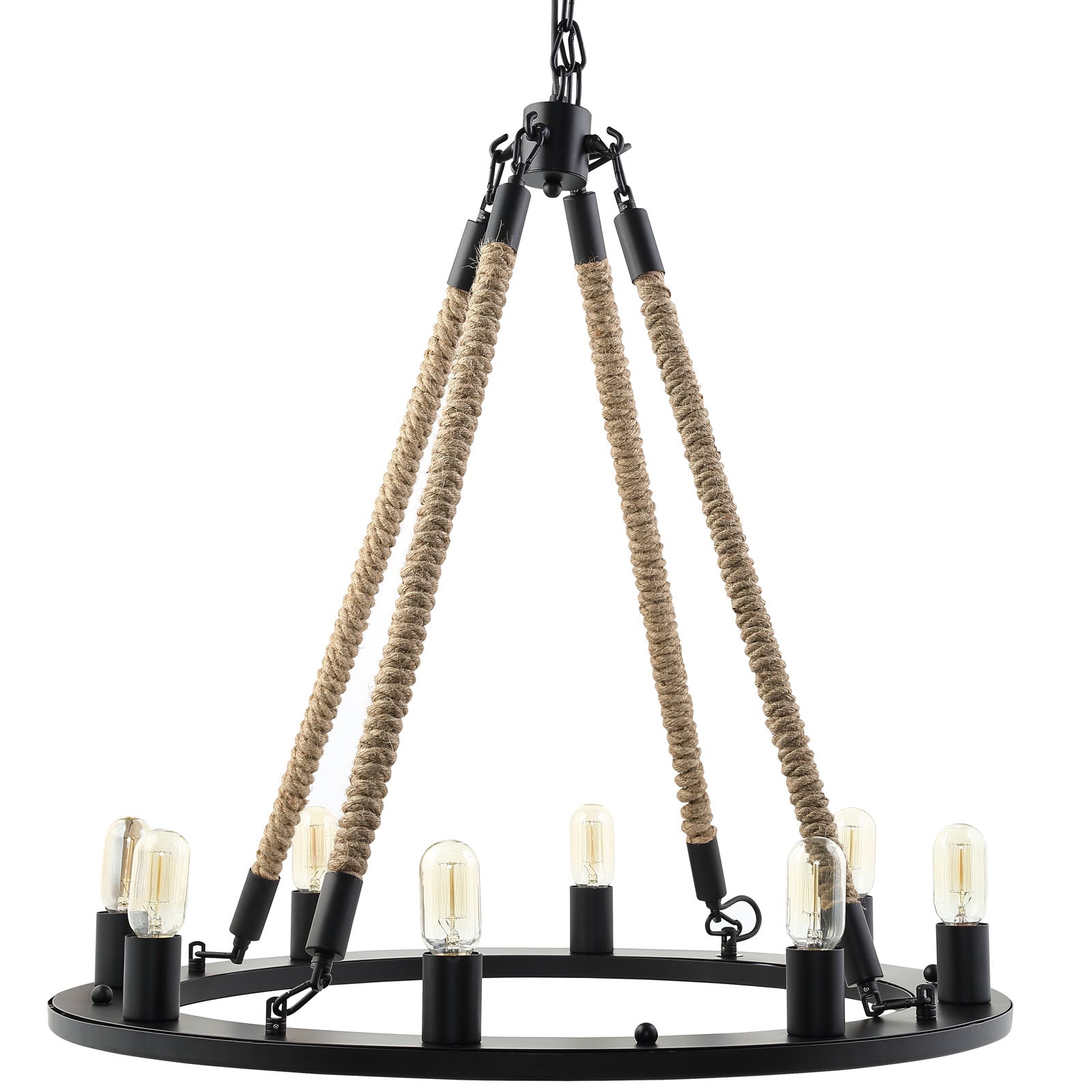 Encircle Chandelier in Brown