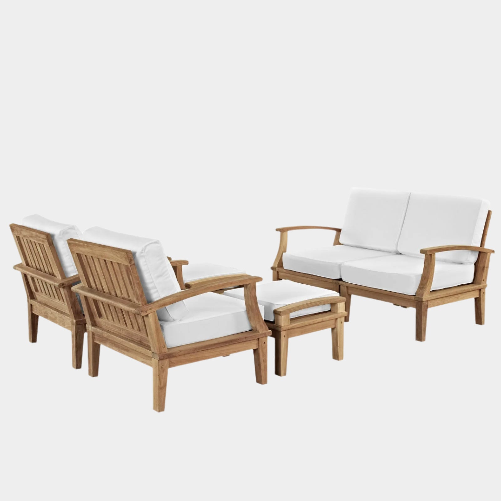 Marina 6 Piece Outdoor Patio Teak Set