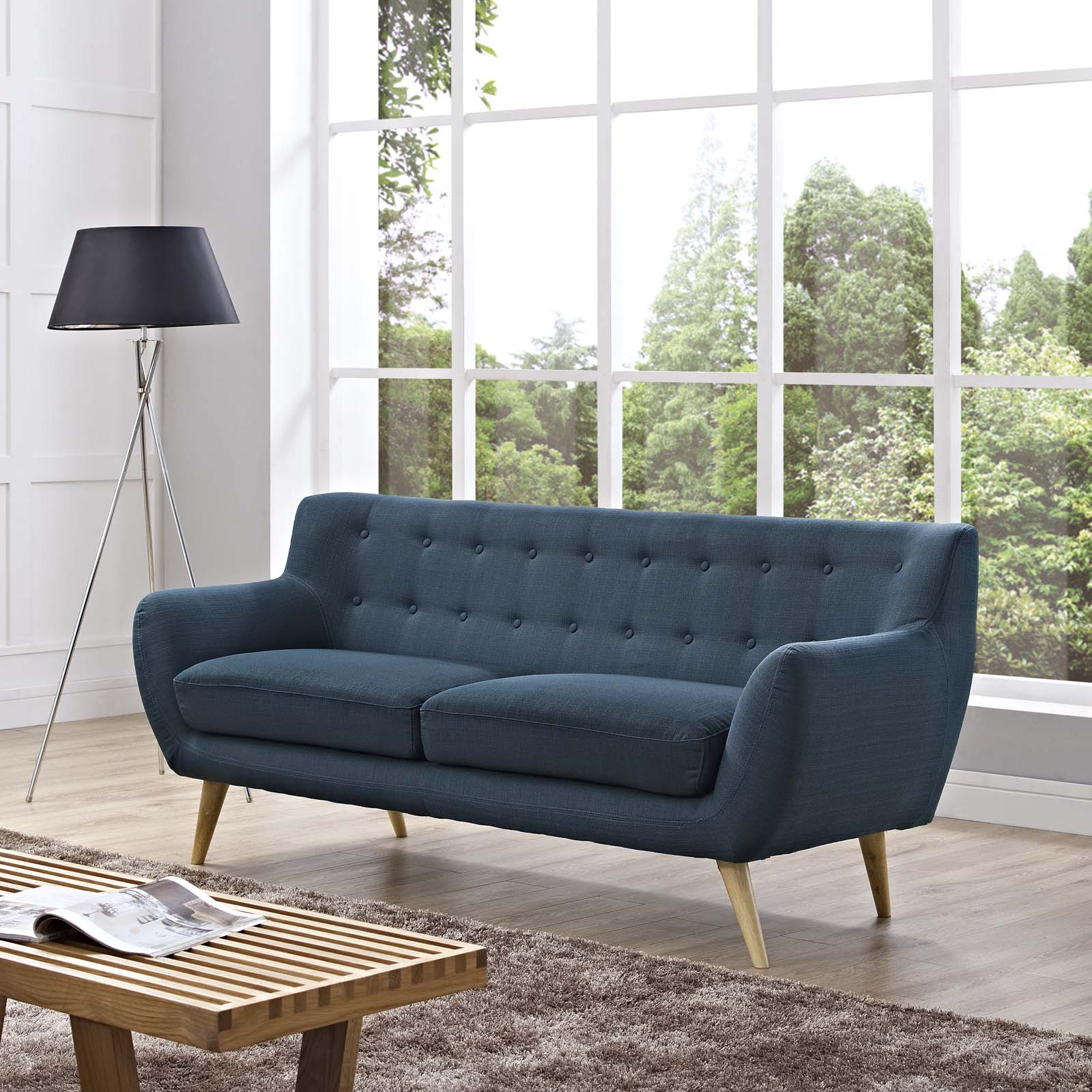 Remark Upholstered Fabric Sofa