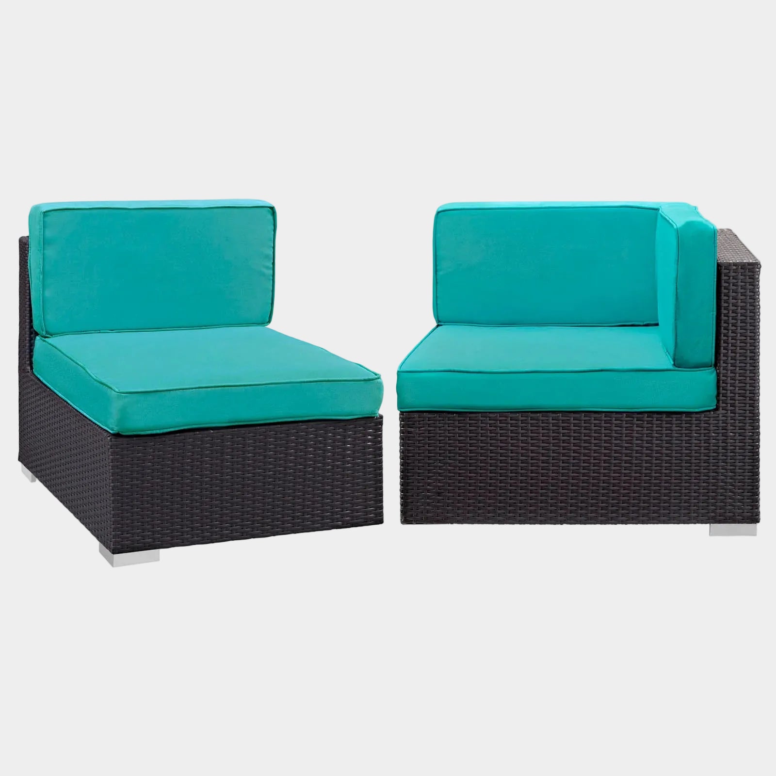 Gather Corner and Middle Outdoor Patio Sectional Set
