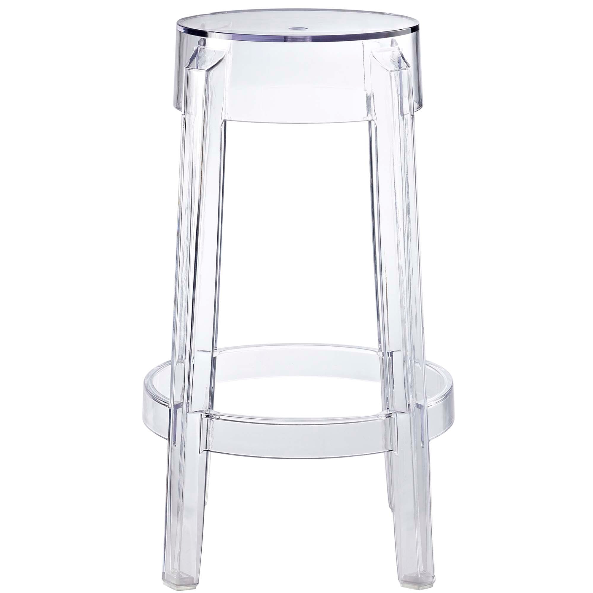 Casper Backless Counter Stool in Clear