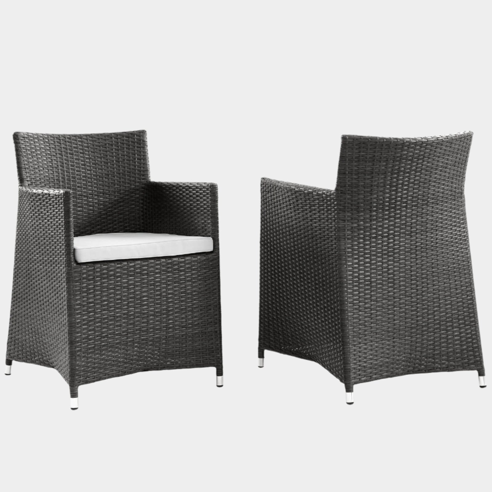 Junction Outdoor Patio Wicker Armchair Set of 2