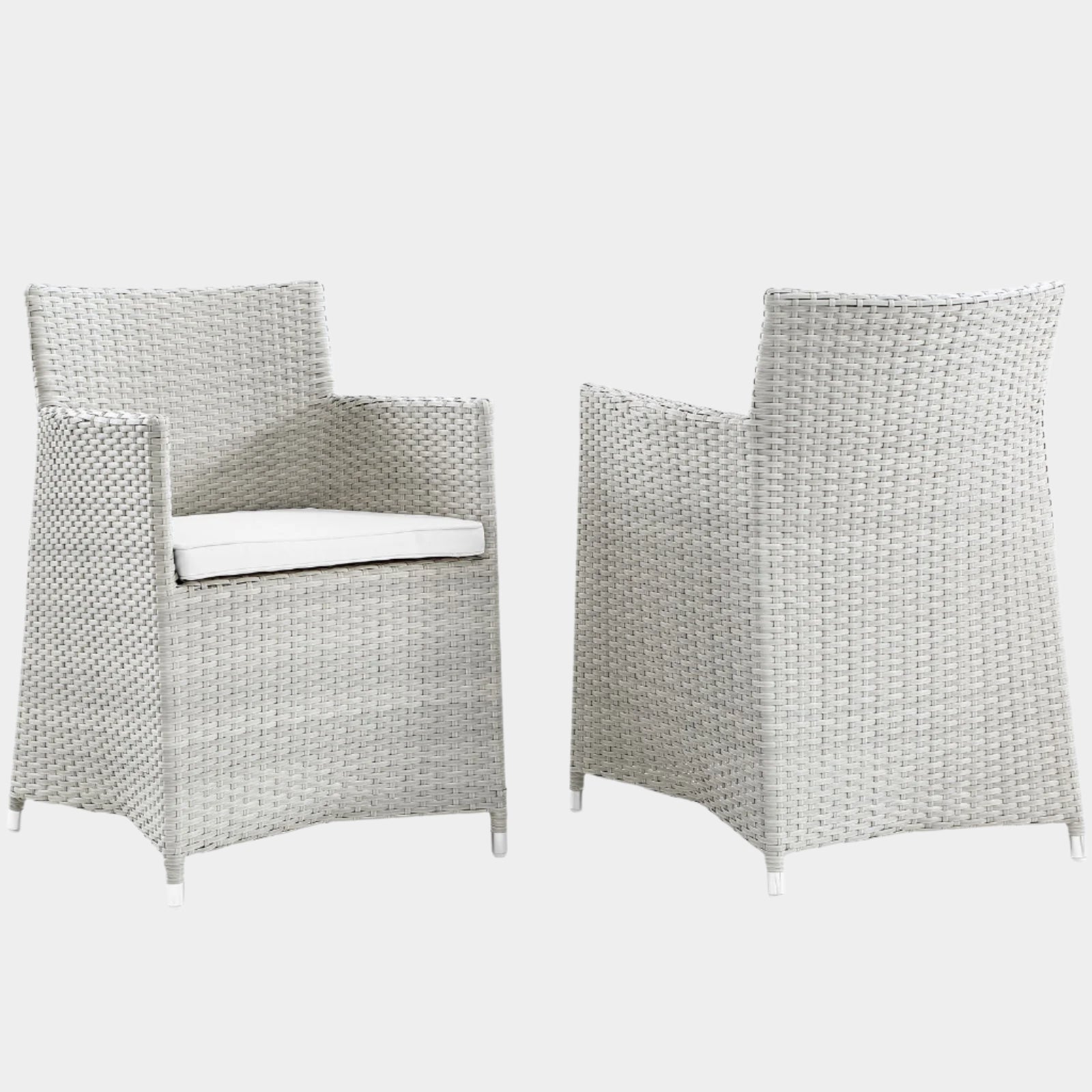 Junction Outdoor Patio Wicker Armchair Set of 2